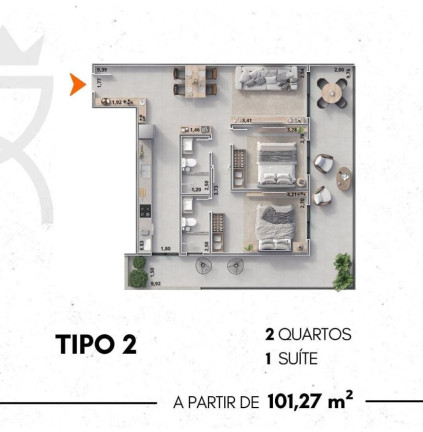 Imagem Apartamento com 2 Quartos à Venda, 101 m² em Braga - Cabo Frio