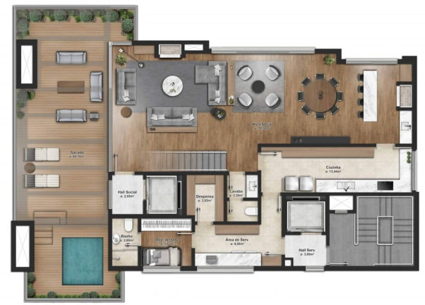 Apartamento com 4 Quartos à Venda, 472 m² em Moinhos De Vento - Porto Alegre