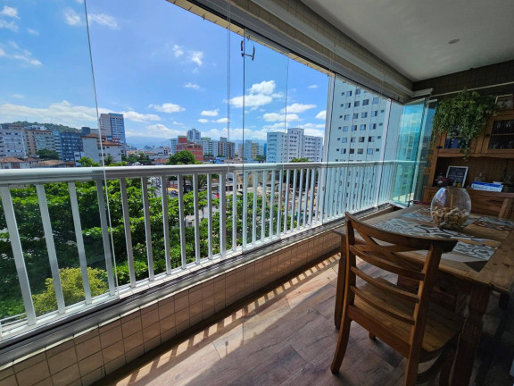 Imagem Apartamento com 3 Quartos à Venda, 92 m² em Encruzilhada - Santos