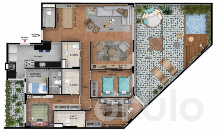 Imagem Apartamento com 4 Quartos à Venda, 135 m² em Jardim Botânico - Rio De Janeiro