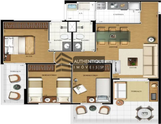 Imagem Apartamento com 3 Quartos à Venda, 80 m² em Vila Dom Pedro I - São Paulo