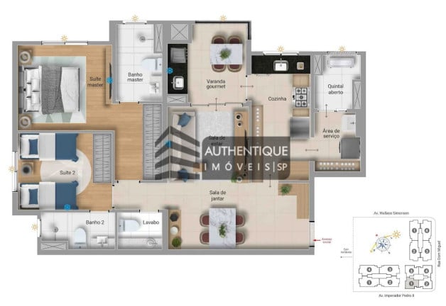 Imagem Apartamento com 3 Quartos à Venda, 117 m² em Nova Petrópolis - São Bernardo Do Campo