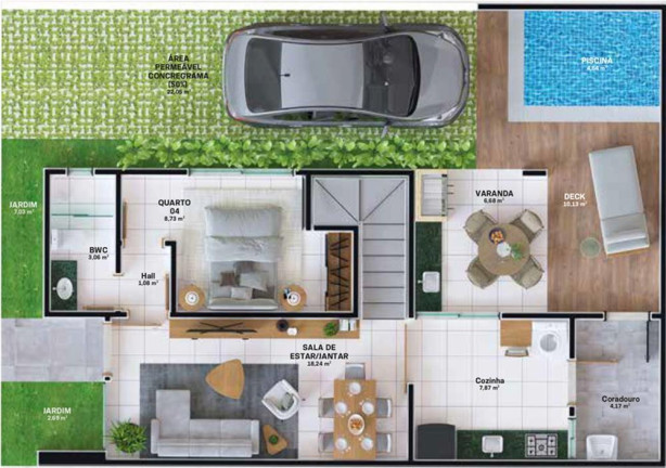 Imagem Casa com 4 Quartos à Venda, 100 m² em Planalto Uruguai - Teresina