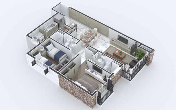 Imagem Apartamento com 2 Quartos à Venda, 75 m² em Centro - Gramado