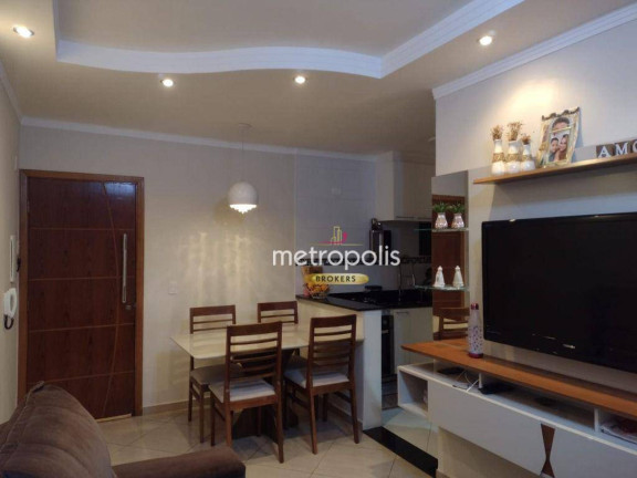 Imagem Apartamento com 2 Quartos à Venda, 70 m² em Vila Tibiriçá - Santo André