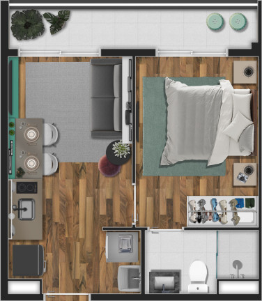 Imagem Apartamento com 2 Quartos à Venda, 40 m² em Butantã - São Paulo