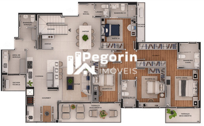 Imagem Apartamento com 4 Quartos à Venda, 229 m² em Campina Do Siqueira - Curitiba