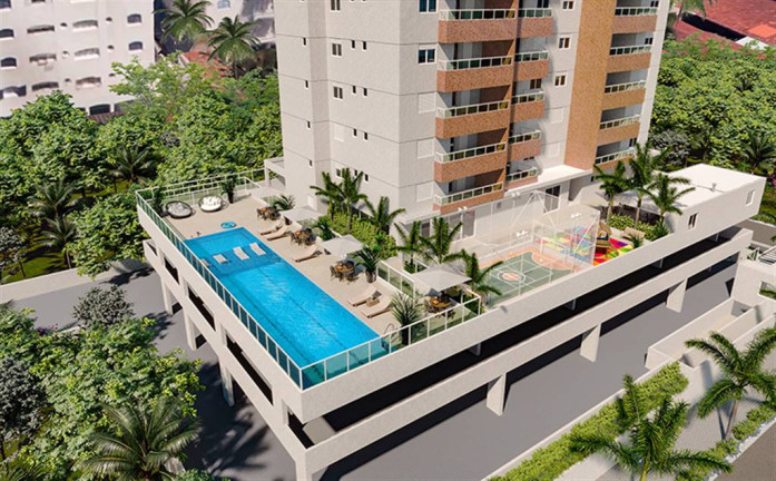 Imagem Apartamento com 2 Quartos à Venda, 59 m² em Astúrias - Guaruja