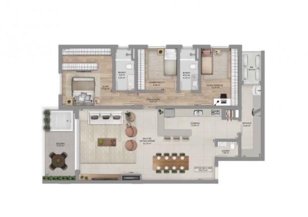 Imagem Apartamento com 3 Quartos à Venda, 171 m² em Centro  - Bento Gonçalves