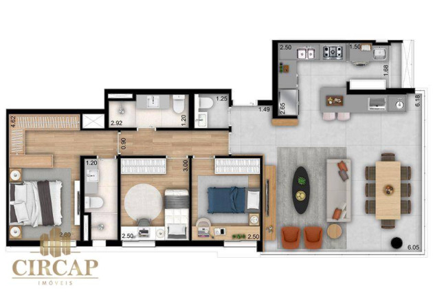 Imagem Apartamento com 3 Quartos à Venda, 95 m² em Vila Romana - São Paulo