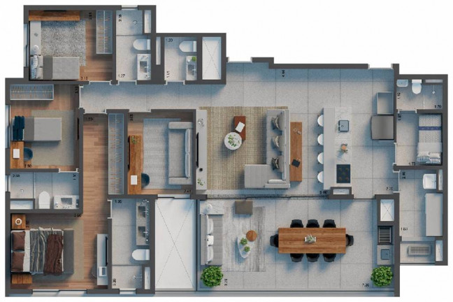 Imagem Apartamento com 4 Quartos à Venda, 147 m² em Vila Clementino - São Paulo