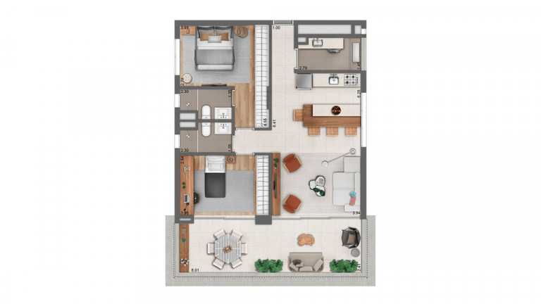 Imagem Apartamento com 1 Quarto à Venda, 79 m² em Jardim Paulista - São Paulo