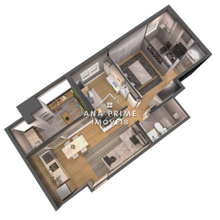 Imagem Apartamento com 2 Quartos à Venda, 56 m² em Jardim Oriente - São José Dos Campos
