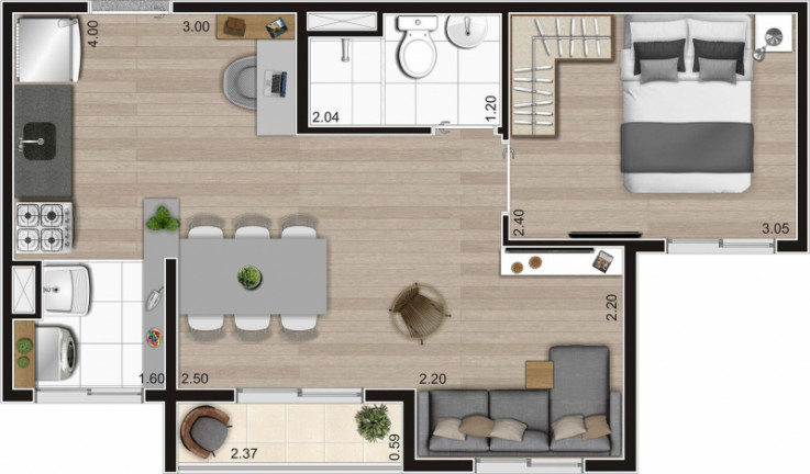 Imagem Apartamento com 2 Quartos à Venda, 37 m² em Barra Funda - São Paulo