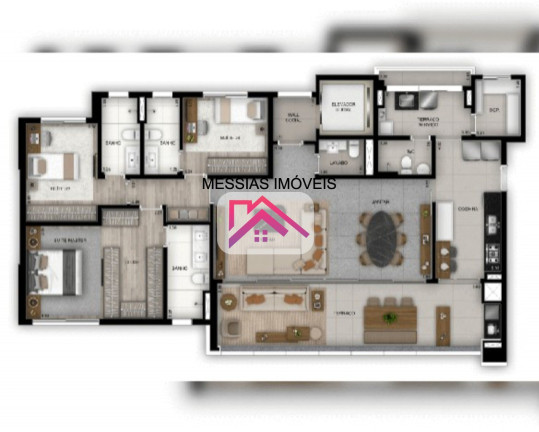 Apartamento com 3 Quartos à Venda, 154 m² em Vila Nova Conceição - São Paulo