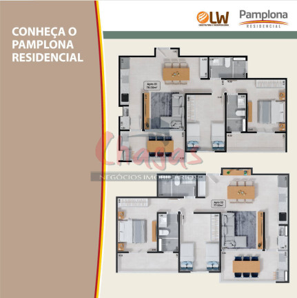 Imagem Apartamento com 2 Quartos à Venda, 77 m² em Martim De Sá - Caraguatatuba