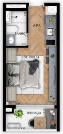 Imagem Imóvel com 1 Quarto à Venda, 36 m² em Vila Madalena - São Paulo