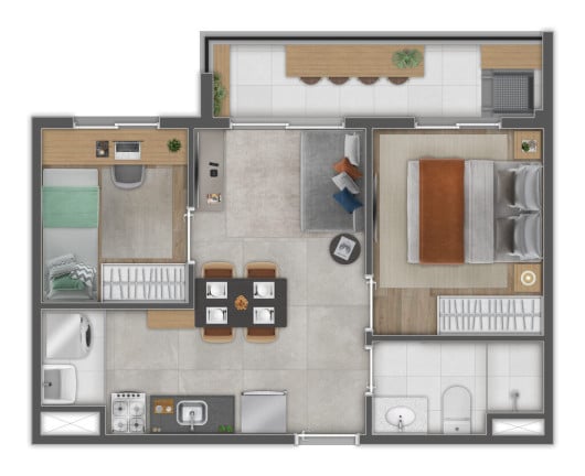 Apartamento com 2 Quartos à Venda, 38 m² em Vila Matilde - São Paulo