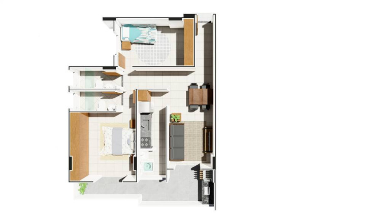 Imagem Apartamento com 2 Quartos à Venda, 75 m² em Caiçara - Praia Grande