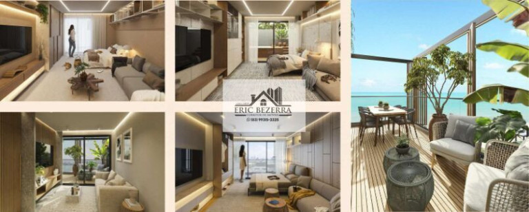 Apartamento com 2 Quartos à Venda, 56 m² em Intermares - Cabedelo