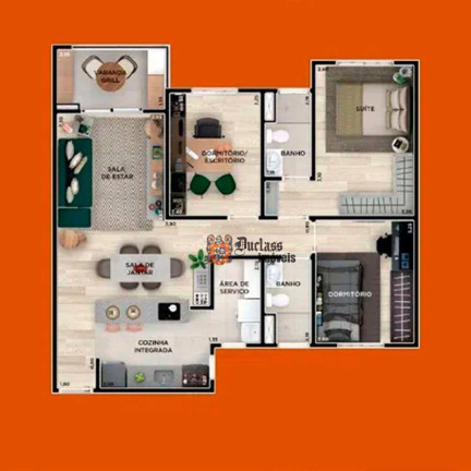 Imagem Apartamento com 3 Quartos à Venda, 78 m² em Pleno Novo Engordadouro - Jundiaí