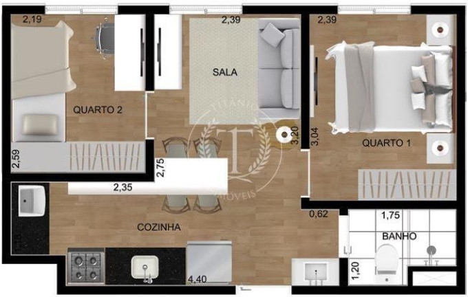 Imagem Apartamento com 2 Quartos à Venda, 34 m² em Vila Rosália - Guarulhos