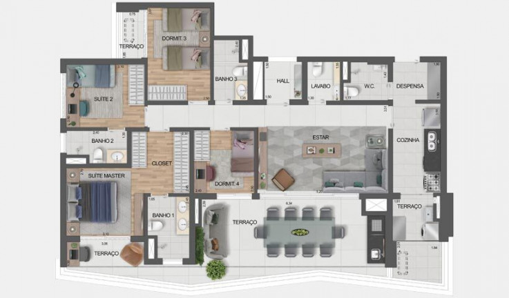 Imagem Apartamento com 4 Quartos à Venda, 144 m² em Aclimação - São Paulo
