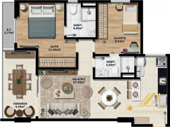 Imagem Apartamento com 2 Quartos à Venda, 2.865 m² em Stella Maris - Salvador