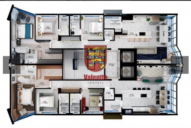 Imagem Apartamento com 3 Quartos à Venda, 194 m² em Centro - Balneário Piçarras