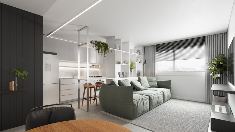 Imagem Apartamento com 1 Quarto à Venda, 46 m² em Centro - Torres