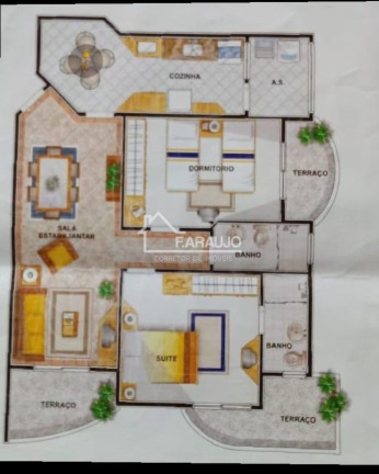 Imagem Apartamento com 2 Quartos à Venda, 119 m² em Ocian - Praia Grande