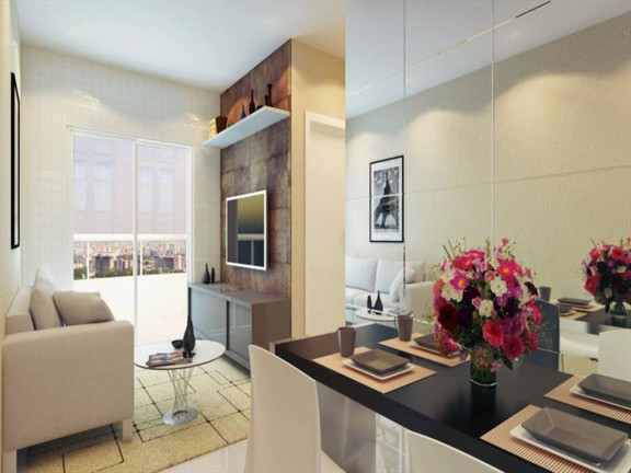 Imagem Apartamento com 1 Quarto à Venda, 38 m² em Aviacao - Itanhaem