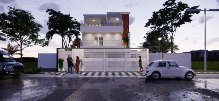 Imagem Casa com 3 Quartos à Venda, 102 m² em Mirim - Praia Grande