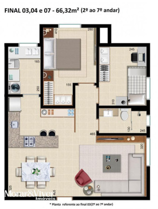 Imagem Apartamento com 2 Quartos à Venda, 69 m² em Rebouças - Curitiba