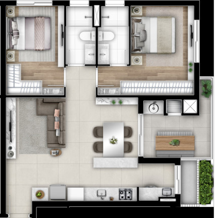 Apartamento com 3 Quartos à Venda, 154 m² em Cabral - Curitiba