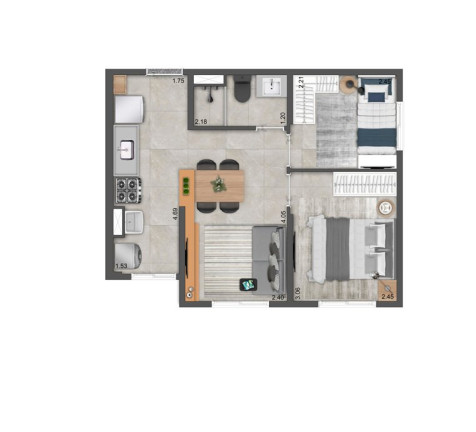 Apartamento com 2 Quartos à Venda, 38 m² em Freguesia Do ó - São Paulo