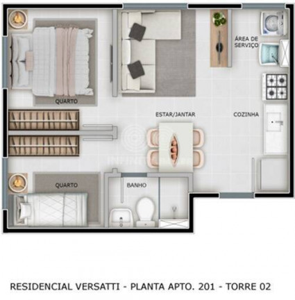 Imagem Apartamento com 2 Quartos à Venda, 35 m² em Guaianazes - São Paulo