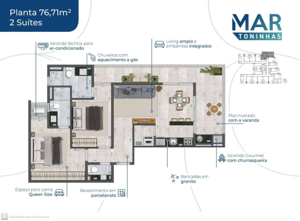 Imagem Apartamento à Venda, 35 m² em Toninhas - Ubatuba