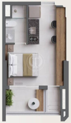 Imagem Apartamento com 1 Quarto à Venda, 24 m² em Jardim Das Acácias - São Paulo