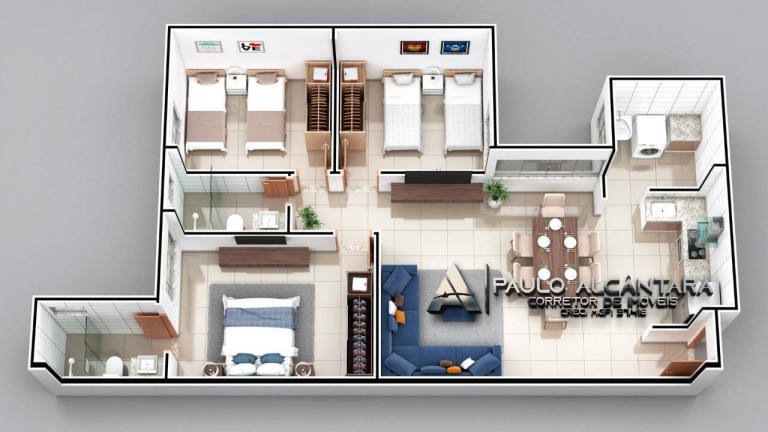 Imagem Apartamento com 3 Quartos à Venda, 191 m² em Veneza - Ipatinga