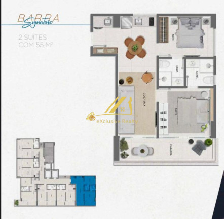 Apartamento com 1 Quarto à Venda, 35 m² em Barra - Salvador