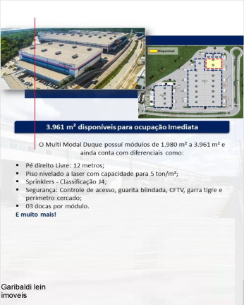 Imagem Imóvel para Alugar, 1.980 m² em Duque De Caxias - Duque De Caxias