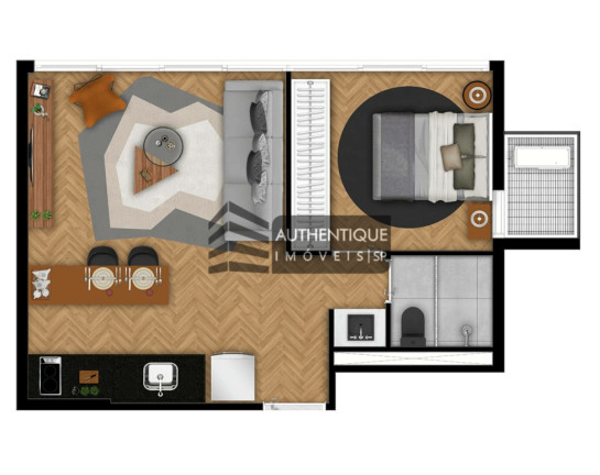 Imagem Apartamento com 1 Quarto à Venda, 31 m² em Vila Mariana - São Paulo