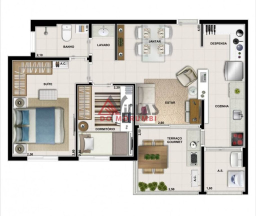 Imagem Apartamento com 2 Quartos à Venda, 58 m² em Vila Suzana - São Paulo