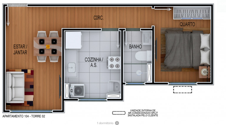 Imagem Apartamento com 2 Quartos à Venda, 43 m² em Itaquera - São Paulo