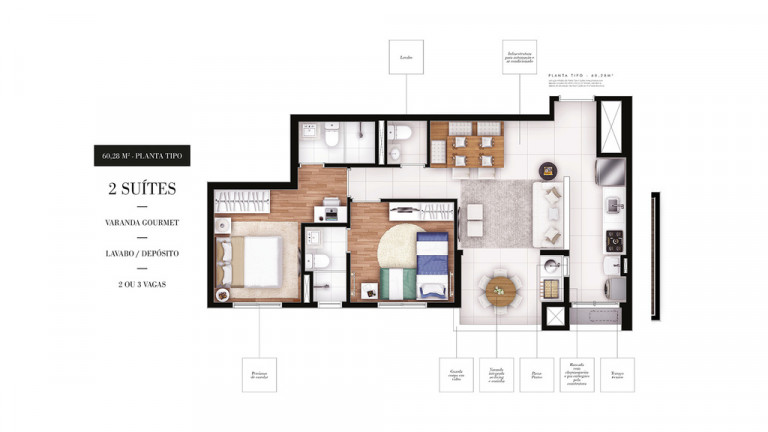 Imagem Apartamento com 3 Quartos à Venda, 70 m² em Bela Vista - Osasco