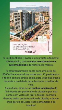 Imagem Apartamento com 3 Quartos à Venda, 112 m² em Jardim Alvinópolis - Atibaia