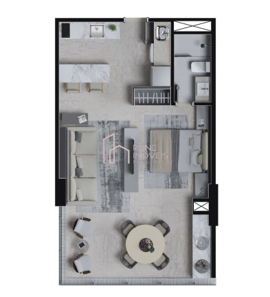 Imagem Apartamento com 1 Quarto à Venda, 54 m² em Batista Campos - Belém