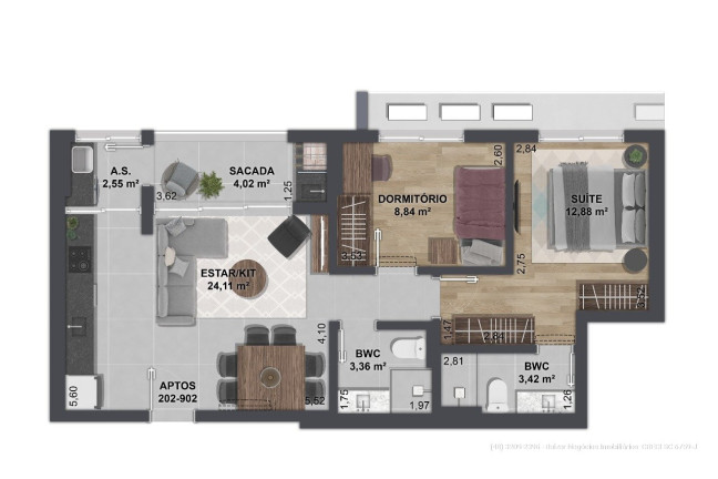 Imagem Apartamento com 2 Quartos à Venda, 120 m² em Centro - Florianópolis
