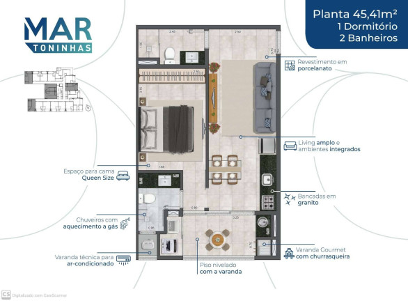 Imagem Apartamento à Venda, 35 m² em Toninhas - Ubatuba